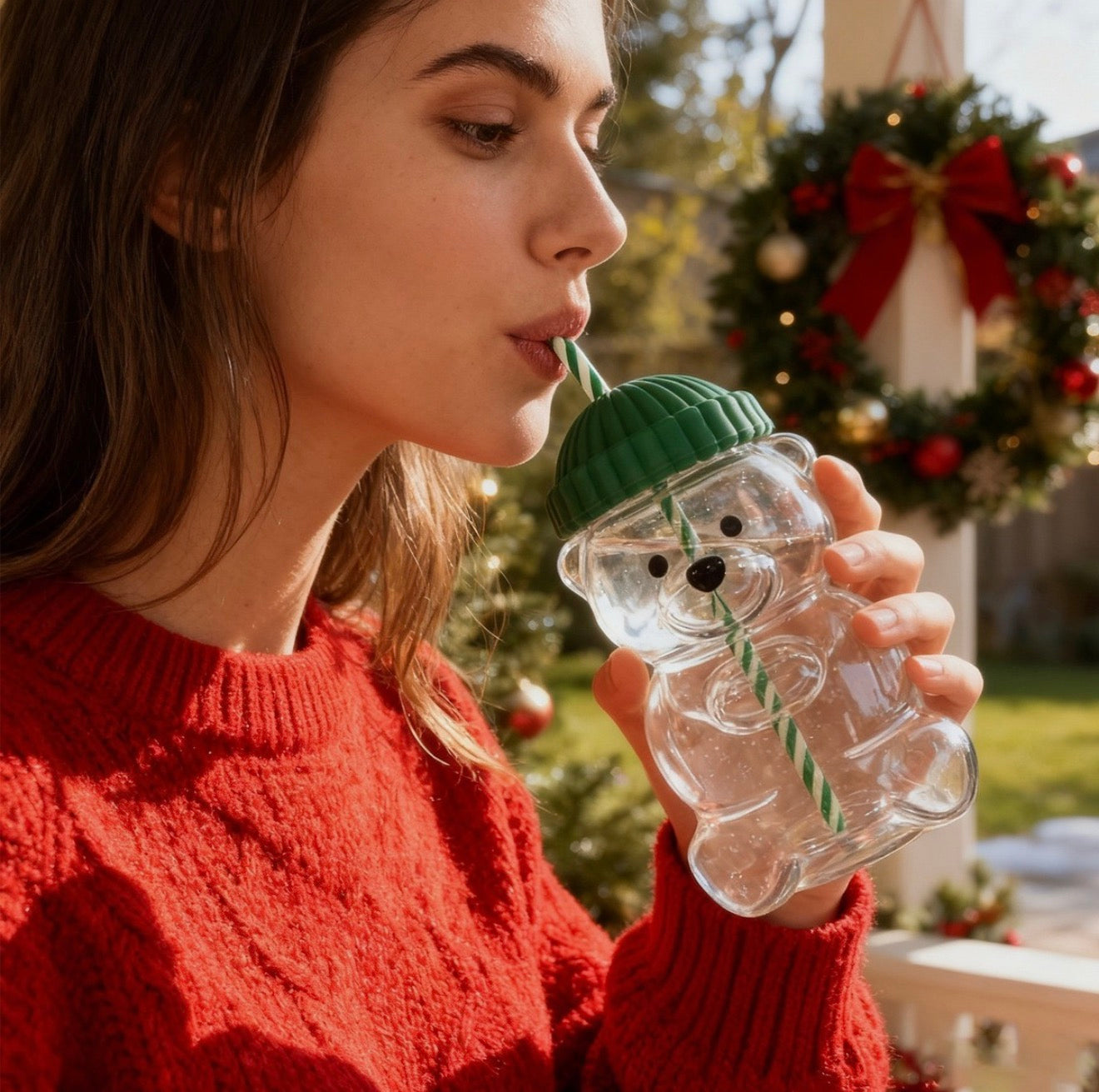 Holiday New Bear Cold Cup